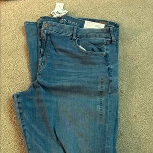 American Eagle Outfitters Women's High Rise Blue Jeans